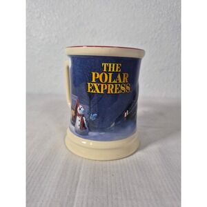 The Polar Express Believe 3D Coffee Mug Christmas Holiday Train Snowman Cup